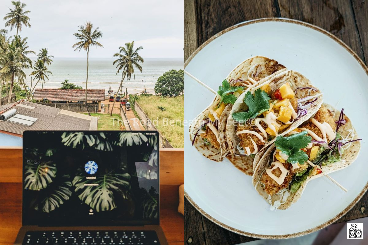 Impressions from After Surf Rooftop Cafe, Weligama