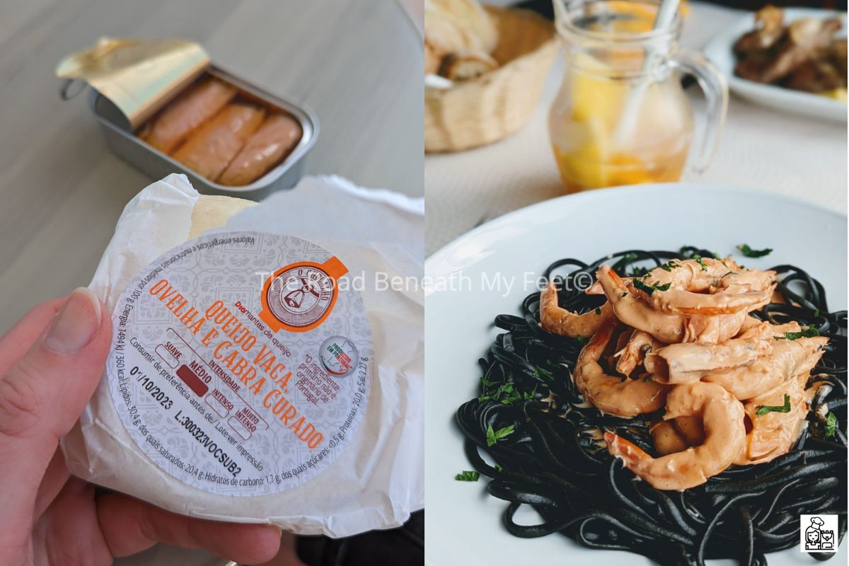 Sao Jorge cheese and seafood pasta